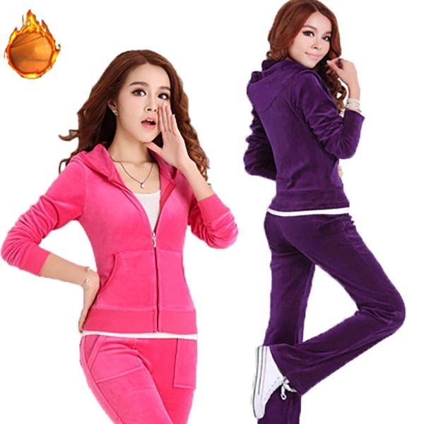 golden velvet suit women's spring and autumn winter sports large two-piece running casual wear, Gray
golden velvet suit women's spring and autumn winter sports large two-piece running casual wear, Gray