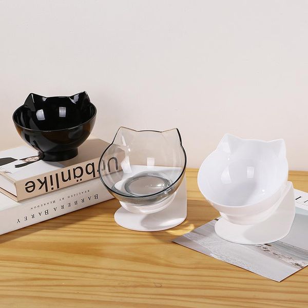 adjustable cat bowls single with raised stand pet and water for cats dogs feeders bowl plastic dog