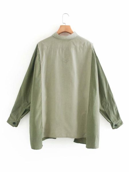 v neck women's blouses shirts flavor autumn clothing vertical lapel long-sleeved harajuku large loose shirt, White
v neck women's blouses shirts flavor autumn clothing vertical lapel long-sleeved harajuku large loose shirt, White