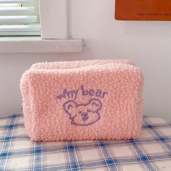 1pc women plush travel cosmetic makeup bag toiletry case storage pouch organizer bags & cases
1pc women plush travel cosmetic makeup bag toiletry case storage pouch organizer bags & cases