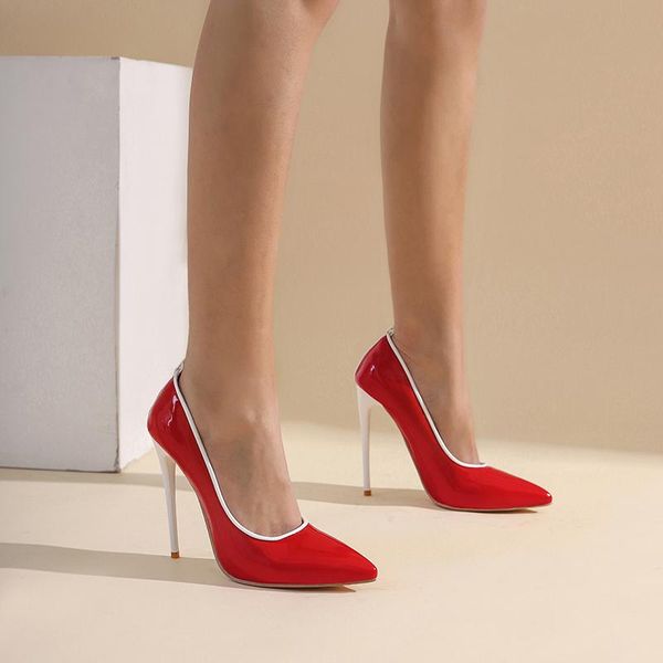 women pumps brand high heels black patent leather pointed toe stiletto shoes ladies office wedding plus big size 34-43 dress
women pumps brand high heels black patent leather pointed toe stiletto shoes ladies office wedding plus big size 34-43 dress