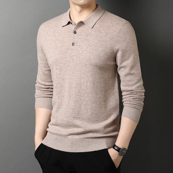 men's sweaters male 2021 spring and autumn lapel men long sleeve knitted business bottoming shirt zde1618, White;black
men's sweaters male 2021 spring and autumn lapel men long sleeve knitted business bottoming shirt zde1618, White;black