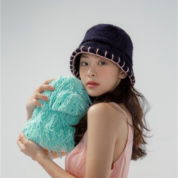 autumn and winter: designer minority designers hand sewn tweed fisherman's hat women warm basin fashion
autumn and winter: designer minority designers hand sewn tweed fisherman's hat women warm basin fashion