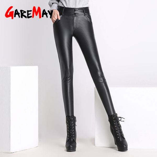 leather pants women high waist trousers autumn winter korean velvet leggings pencil ladies pu black 210428, Black;white
leather pants women high waist trousers autumn winter korean velvet leggings pencil ladies pu black 210428, Black;white