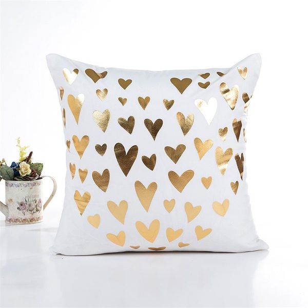 cushion/decorative pillow gilding geometry seat cover 18 x18in/45x45cm love heart throw pillowcase gold foil home decoration sofa cases
cushion/decorative pillow gilding geometry seat cover 18 x18in/45x45cm love heart throw pillowcase gold foil home decoration sofa cases