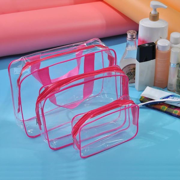3pcs pvc waterproof toiletry transparent cosmetic bag makeup portable travel storage zipper organizer tools
3pcs pvc waterproof toiletry transparent cosmetic bag makeup portable travel storage zipper organizer tools