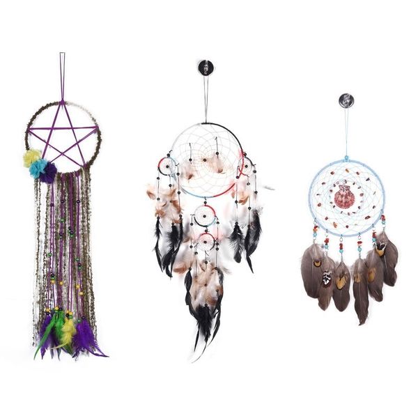 rings dream catcher handmade feather wall hanging dreamcatcher ornament decor decorative objects & figurines
rings dream catcher handmade feather wall hanging dreamcatcher ornament decor decorative objects & figurines