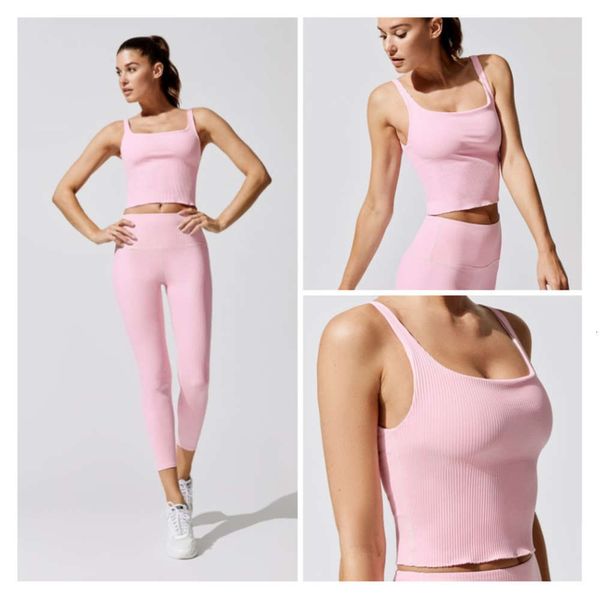 spring and summer 2021 new thread pit strip tight vest pants sports fitness yoga suit women's wear, Black;white
spring and summer 2021 new thread pit strip tight vest pants sports fitness yoga suit women's wear, Black;white