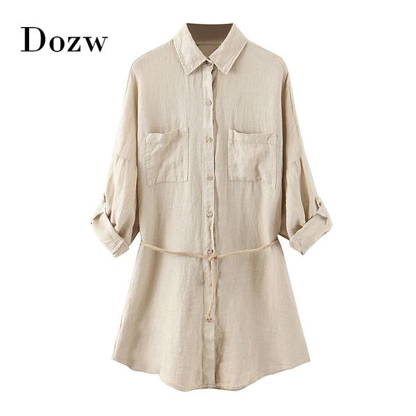 casual loose blouses long shirt women batwing sleeve fashion pockets blouse ladies solid turn down collar shirt with belt 210414, White
casual loose blouses long shirt women batwing sleeve fashion pockets blouse ladies solid turn down collar shirt with belt 210414, White