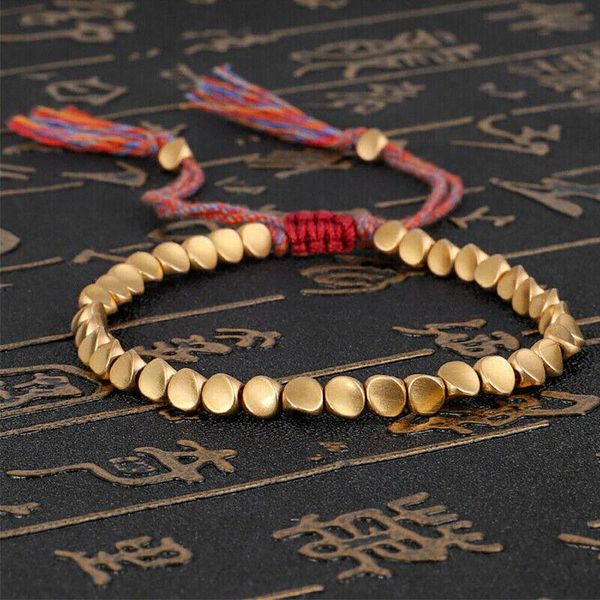beaded, strands tibetan copper bead bracelet men women hand knitted bracelets irregular beads adjustable rope chain vintage pulseras, Black
beaded, strands tibetan copper bead bracelet men women hand knitted bracelets irregular beads adjustable rope chain vintage pulseras, Black