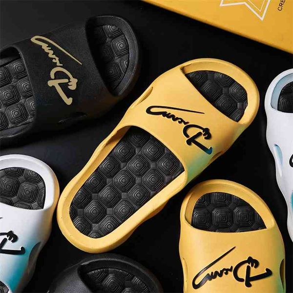 men women summer slippers fashion creative thick-soled beach shoes couple simple sandals female male home floor indoor slides 210805, Black
men women summer slippers fashion creative thick-soled beach shoes couple simple sandals female male home floor indoor slides 210805, Black