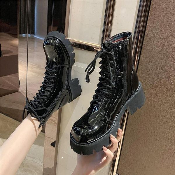 boots women ankle mid heel round toe platform zip 2021 fashion black basic shoes for woman botas mujer 35-40
boots women ankle mid heel round toe platform zip 2021 fashion black basic shoes for woman botas mujer 35-40