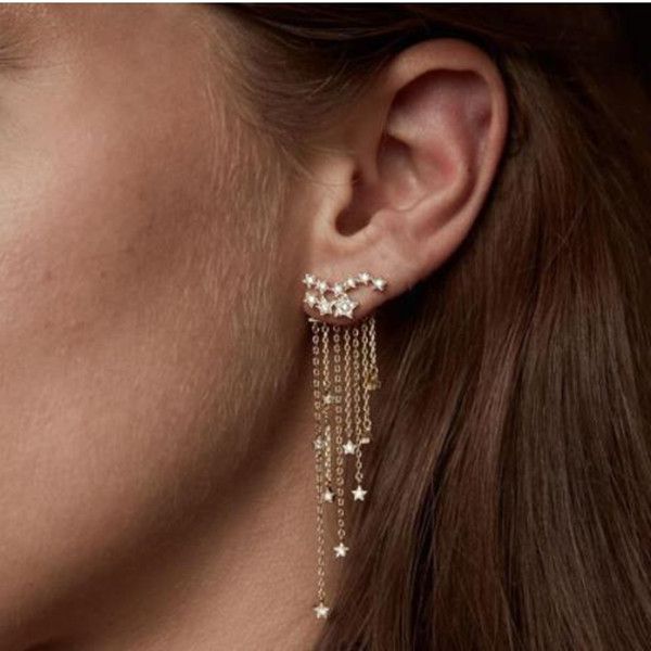 2021 fashion accessories simple and unique personality tassel earrings valentine party gifts gold / silver boutique manufacturers wholesale
2021 fashion accessories simple and unique personality tassel earrings valentine party gifts gold / silver boutique manufacturers wholesale
