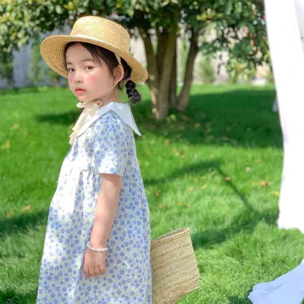 girls summer turndown collar floral dress children cotton puff sleeve princess dresses 210615, Red;yellow
girls summer turndown collar floral dress children cotton puff sleeve princess dresses 210615, Red;yellow