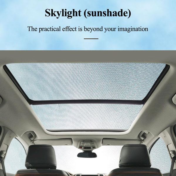 car sunshade sunroof sunshade/panoramic glass curtain/sun protection/installed on the inside of roof/insulation
car sunshade sunroof sunshade/panoramic glass curtain/sun protection/installed on the inside of roof/insulation