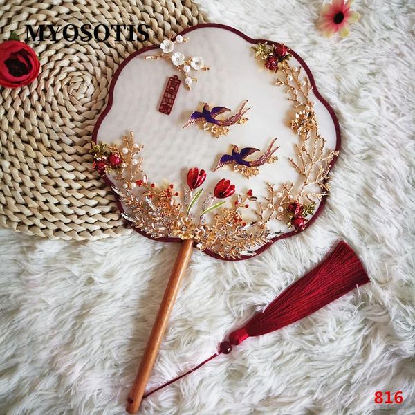 wedding flowers fashion gold bridal hand bouquets fan handmade double birds beading chinese metal round jewelry accessories
wedding flowers fashion gold bridal hand bouquets fan handmade double birds beading chinese metal round jewelry accessories