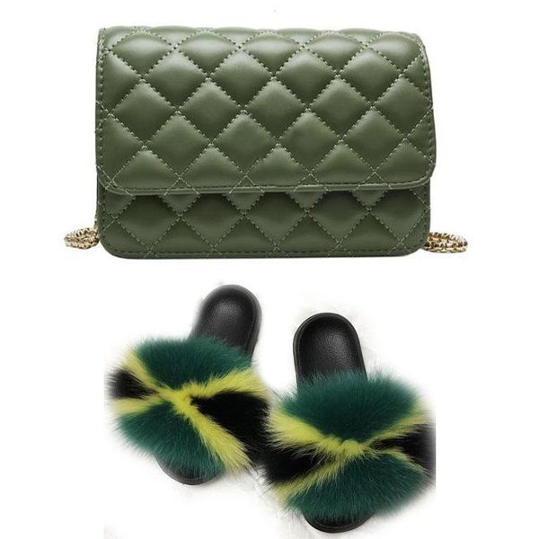 2021women shoes real fur soft slides and bags comfortable furry slippers purse sets extra fluffy sandals handbags, Black
2021women shoes real fur soft slides and bags comfortable furry slippers purse sets extra fluffy sandals handbags, Black