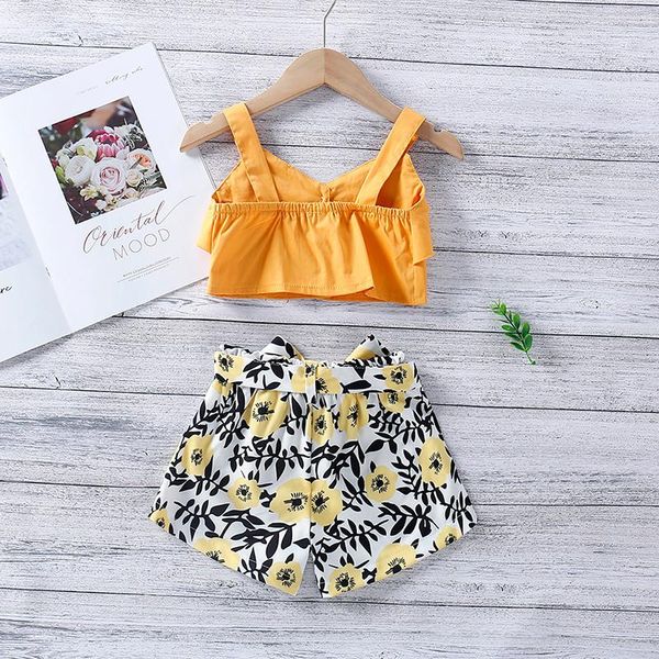 keelorn girls casual clothing sets 2021 summer kids solid sling and floral bowknot shorts 2pcs outfits children, White
keelorn girls casual clothing sets 2021 summer kids solid sling and floral bowknot shorts 2pcs outfits children, White