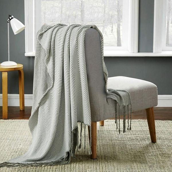 blankets 100% cotton tassel knitted throw blanket casual nordic style bed runner sofa cover solid plaids bedspread shawl 
blankets 100% cotton tassel knitted throw blanket casual nordic style bed runner sofa cover solid plaids bedspread shawl