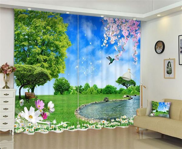 luxury blackout 3d window curtains for living room office bedroom drapes cortinas rideaux customized size park landscape print curtain &
luxury blackout 3d window curtains for living room office bedroom drapes cortinas rideaux customized size park landscape print curtain &
