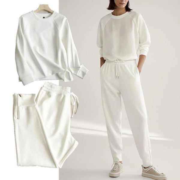 women's two piece pants england simple withered fashion o-neck loose winter hoodies women sweatshirt pullovers harem jogger 2 pieces s, White
women's two piece pants england simple withered fashion o-neck loose winter hoodies women sweatshirt pullovers harem jogger 2 pieces s, White