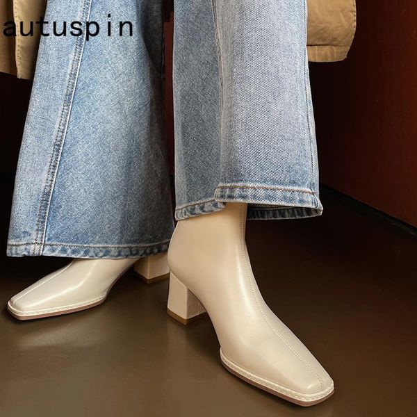 boots autuspin winter white ankel women fashion solid color genuine leather high heels boot ladies party working shoes handmade, Black
boots autuspin winter white ankel women fashion solid color genuine leather high heels boot ladies party working shoes handmade, Black