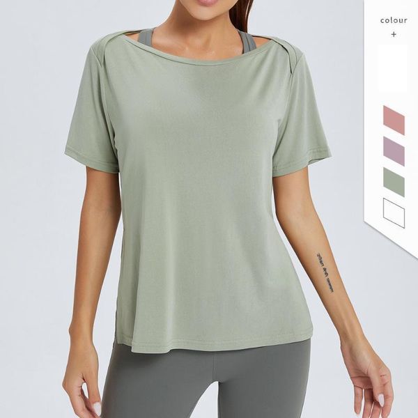 yoga shirt women gym short t-shirt quick dry loose casual solid color split women's blouses workout sports tee outfit
yoga shirt women gym short t-shirt quick dry loose casual solid color split women's blouses workout sports tee outfit