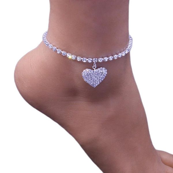 anklets fashion crystal heart pendant rhinestone chain for women sweet summer beach foot jewelry gifts, Red;blue
anklets fashion crystal heart pendant rhinestone chain for women sweet summer beach foot jewelry gifts, Red;blue