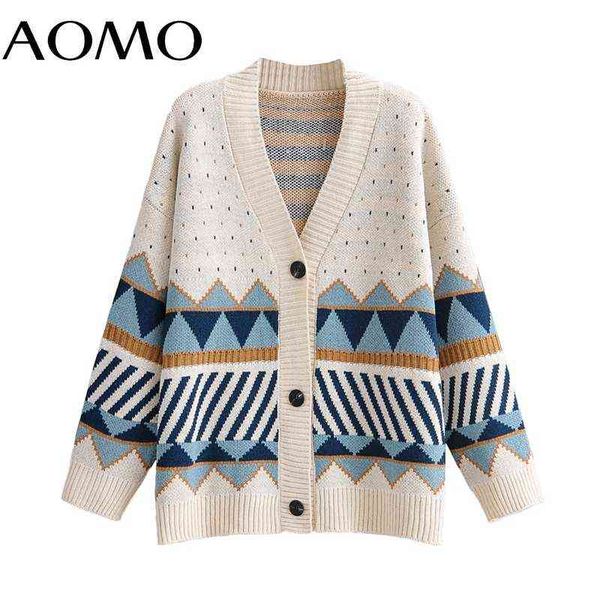 aomo autumn winter women geometry knitted cardigan sweater jumper button-up female 1f313a 211109, White;black
aomo autumn winter women geometry knitted cardigan sweater jumper button-up female 1f313a 211109, White;black