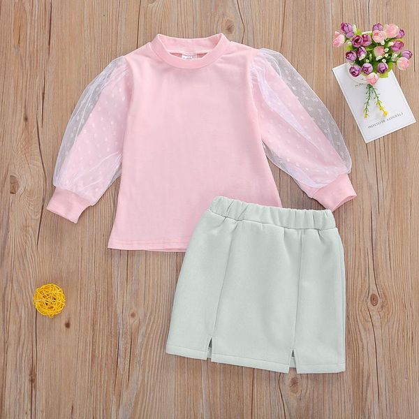 clothing sets 2021 autumn clothes baby long sleeve + skirt mesh stitching elastic waist simple solid color princess spring, White
clothing sets 2021 autumn clothes baby long sleeve + skirt mesh stitching elastic waist simple solid color princess spring, White