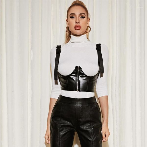 bustiers & corsets fashion black pu leather body corset women slimming shaper waistband belt underbust camis zipper accessories bustier, Black;white
bustiers & corsets fashion black pu leather body corset women slimming shaper waistband belt underbust camis zipper accessories bustier, Black;white