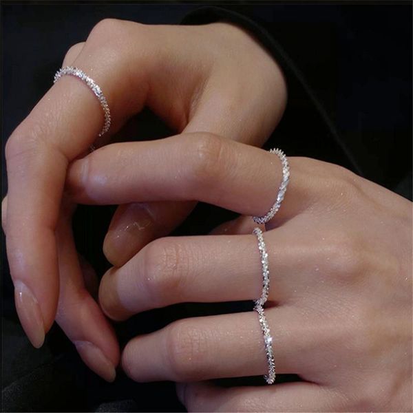 wedding rings 2021 arrived silver sparkling ring simple style versatile decorative compact index finger women fashion jewelry, Slivery;golden
wedding rings 2021 arrived silver sparkling ring simple style versatile decorative compact index finger women fashion jewelry, Slivery;golden