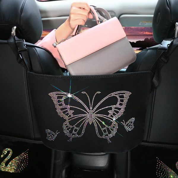 car organizer butterflies crystal seat storage bag crevice leather rhinestones box / auto interior accessories
car organizer butterflies crystal seat storage bag crevice leather rhinestones box / auto interior accessories
