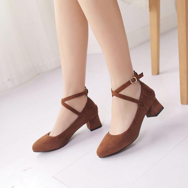 dress shoes oversized 12 13 14 15 16 ladies high heels women woman pumps shallow suede round-headed cross-buckle slippers, Black
dress shoes oversized 12 13 14 15 16 ladies high heels women woman pumps shallow suede round-headed cross-buckle slippers, Black