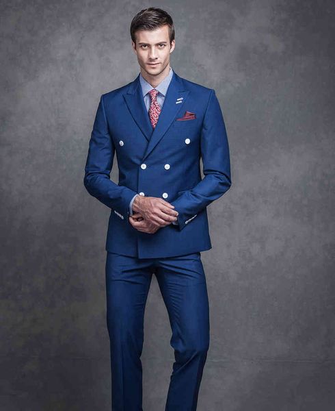 men's suits & blazers elegant royal blue handmade patterns double breasted wedding for tuesdays fas4, White;black
men's suits & blazers elegant royal blue handmade patterns double breasted wedding for tuesdays fas4, White;black