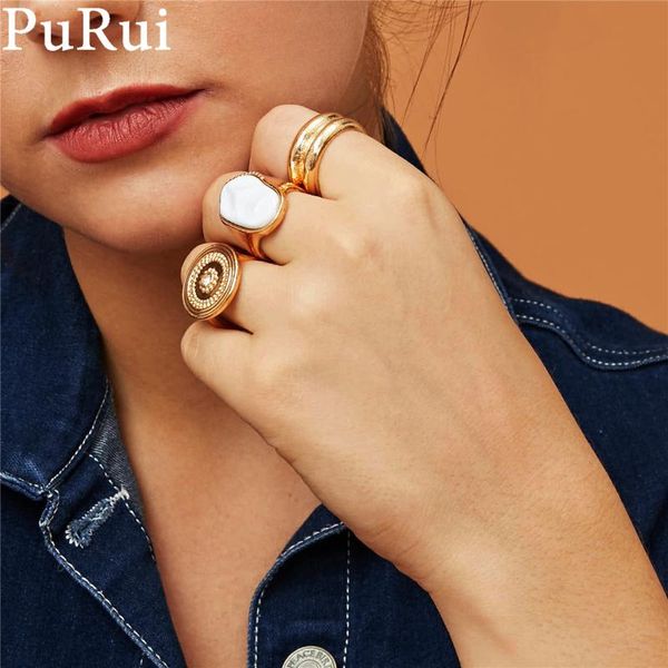 cluster rings purui 3pcs/set korean vintage women set white gold color finger boho geometric statement trendy jewelry accessories, Golden;silver
cluster rings purui 3pcs/set korean vintage women set white gold color finger boho geometric statement trendy jewelry accessories, Golden;silver