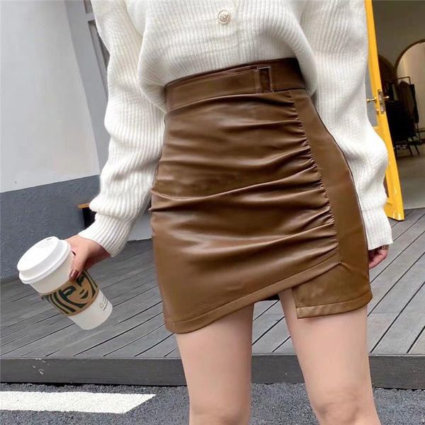 skirts autumn winter leather women black white fashion korean style high waist pu irregular mini skirt female clubwear
skirts autumn winter leather women black white fashion korean style high waist pu irregular mini skirt female clubwear