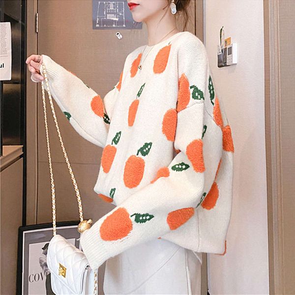 women's sweaters sweater round neck lazy wind loose women's pullover net red autumn winter thickened q49p, White;black
women's sweaters sweater round neck lazy wind loose women's pullover net red autumn winter thickened q49p, White;black