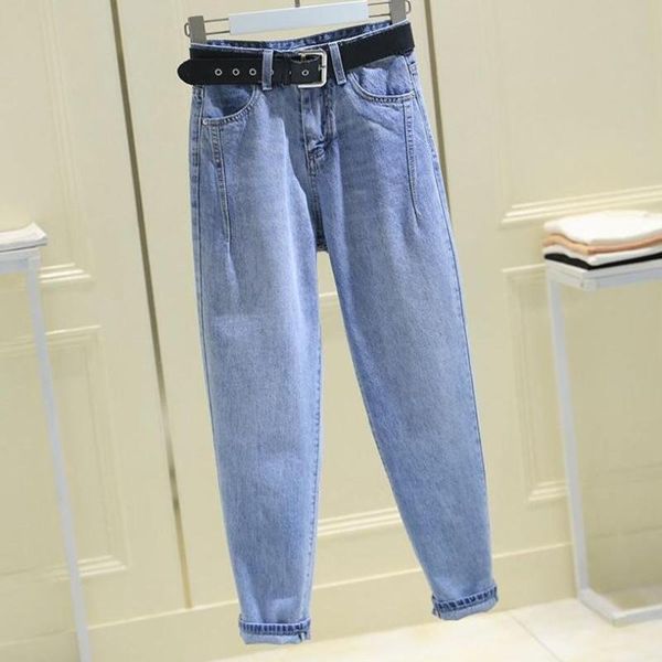 women's jeans women mom casual loose denim harlan pants vintage high waist large size streetwear female trousers w2561, Blue
women's jeans women mom casual loose denim harlan pants vintage high waist large size streetwear female trousers w2561, Blue