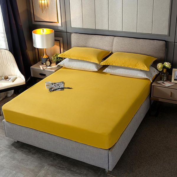 sheets & sets solid bed fitted cotton fabric with elastic sheet yellow mattress cover 3pcs bedspread
sheets & sets solid bed fitted cotton fabric with elastic sheet yellow mattress cover 3pcs bedspread