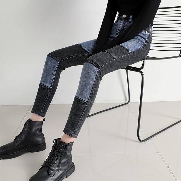women's jeans 2021 spring autumn women plus size pencil female highw aist denim stretch skinny pants lady loose patchwork trousers o235, Blue
women's jeans 2021 spring autumn women plus size pencil female highw aist denim stretch skinny pants lady loose patchwork trousers o235, Blue