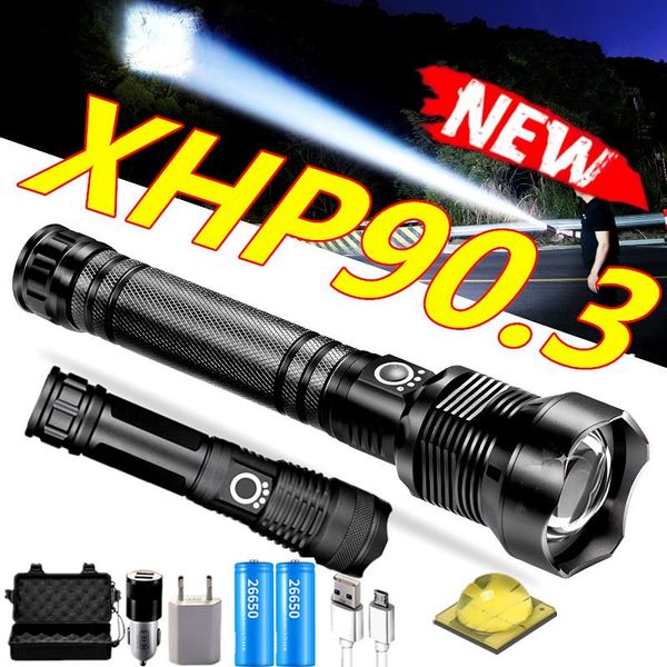 flashlights torches 2021 xhp90.3 xhp70.2 led tactical waterproof torch zoom hunting camping lamps 26650 rechargeable powerful
flashlights torches 2021 xhp90.3 xhp70.2 led tactical waterproof torch zoom hunting camping lamps 26650 rechargeable powerful