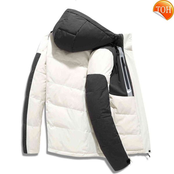 down jacket men's new fashion male winter korean style clothes white duck coat hooded casual outwear mens clothing, Black
down jacket men's new fashion male winter korean style clothes white duck coat hooded casual outwear mens clothing, Black