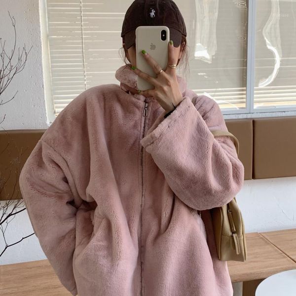 women's wool & blends turtleneck furry sweatshirt women winter casual plush faux fur coat vintage thick korean zipper keep warm hoodies, Black
women's wool & blends turtleneck furry sweatshirt women winter casual plush faux fur coat vintage thick korean zipper keep warm hoodies, Black