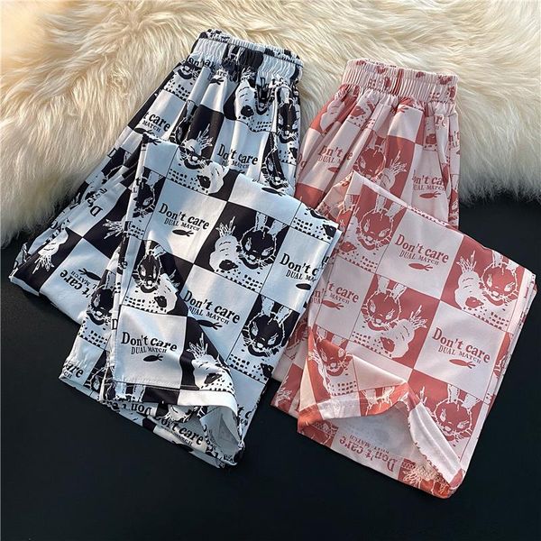 women's pants & capris ins super cartoon print letter high elastic waist loose full geometric wide leg summer women free, Black;white
women's pants & capris ins super cartoon print letter high elastic waist loose full geometric wide leg summer women free, Black;white
