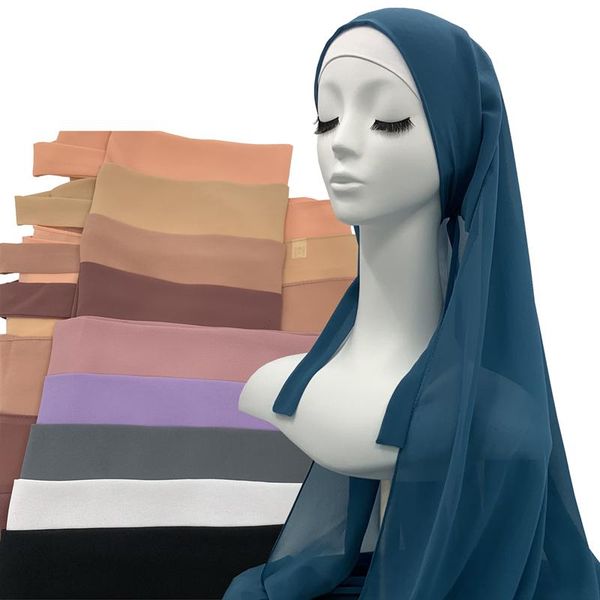 scarves 2021 custom tie back shawl hijab fashion design solid chiffon hijabs easy muslim women with lacing, Blue;gray
scarves 2021 custom tie back shawl hijab fashion design solid chiffon hijabs easy muslim women with lacing, Blue;gray