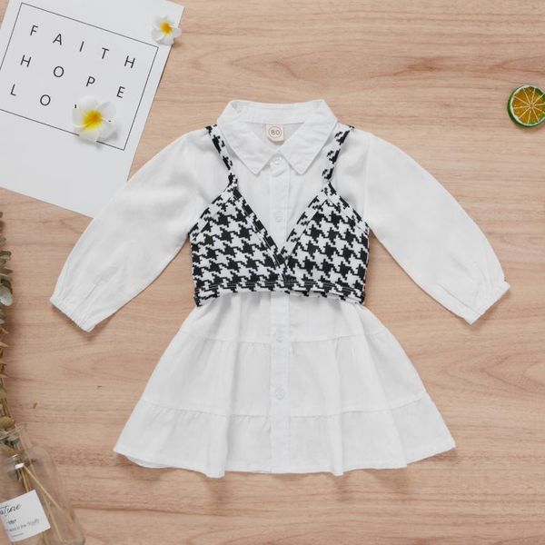 girl's dresses spring autumn kids 2pcs dress solid color lantern sleeves shirt + plaid braces waistcoat for girls 9 months to 5 years, Red;yellow
girl's dresses spring autumn kids 2pcs dress solid color lantern sleeves shirt + plaid braces waistcoat for girls 9 months to 5 years, Red;yellow