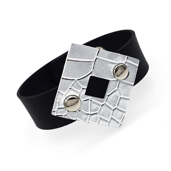 other bracelets crack silver leather for women fashion designer punk style jewelry handmade artificial, Golden;silver
other bracelets crack silver leather for women fashion designer punk style jewelry handmade artificial, Golden;silver