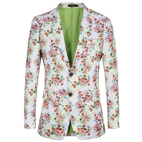 men's suits & blazers casual male blazer spring fine fall suit floral jacket print daily life stage disco ball prom host singer, White;black
men's suits & blazers casual male blazer spring fine fall suit floral jacket print daily life stage disco ball prom host singer, White;black