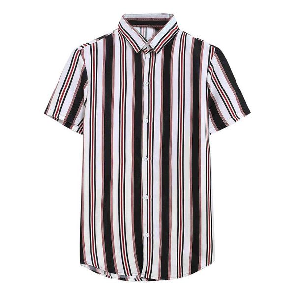 men's casual shirts hawaii mens shirt blouse striped loose short sleeve buttons beach male leisure chemise homme l0401, White;black
men's casual shirts hawaii mens shirt blouse striped loose short sleeve buttons beach male leisure chemise homme l0401, White;black